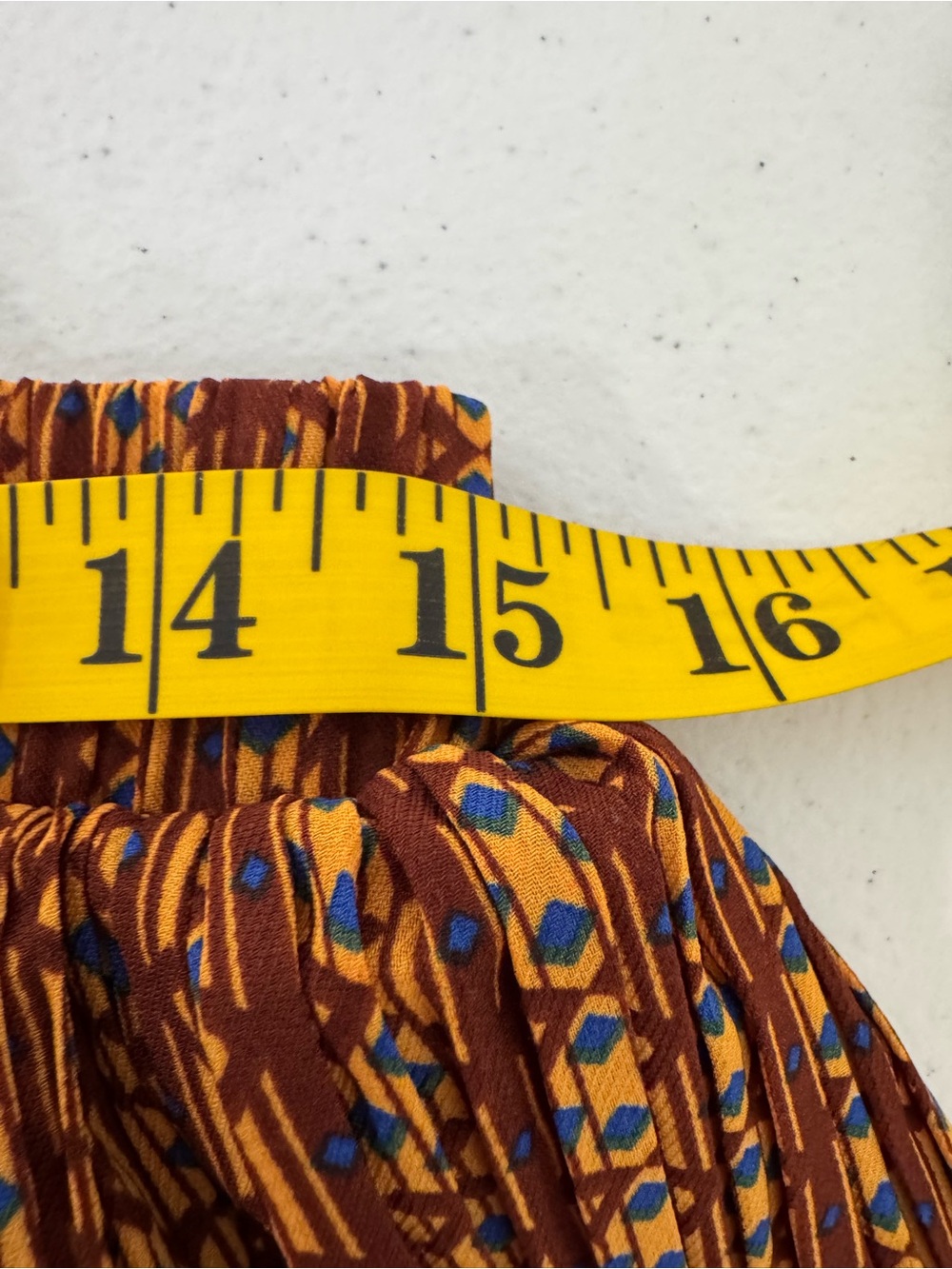 EUC Comme Toi Anthropologie Women's Large Pleated Layered Midi Skirt Brown - Picture 8 of 9